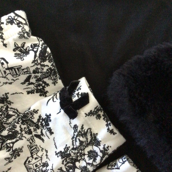 Janie and Jack faux fur top and pant set - Picture 2 of 3